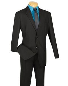 Carlo Lusso Men's 2 Piece Executive Suit - Solid Colors