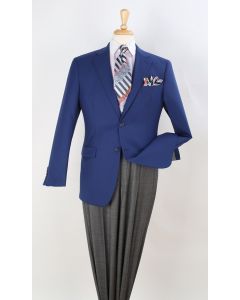 Apollo King Men's 100% Wool Sport Coat - Single Breasted