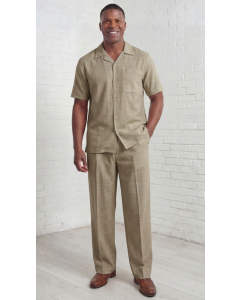 CCO Men's Outlet 2 Piece Walking Suit - Linen Texture