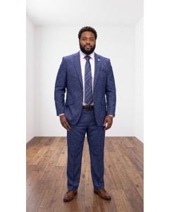 Navy Men's Suit Men Men's Big and Tall