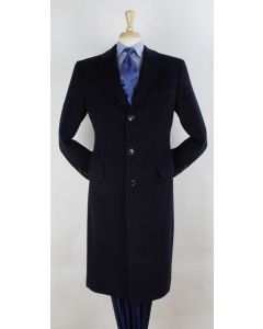 Apollo King Men's Outlet Full Length Top Coat - 3 Button Coat