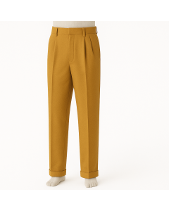 Zacchi Men's Pleated Pants - Classic Style Slacks