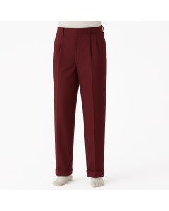 Zacchi Men's Pleated Pants - Classic Style