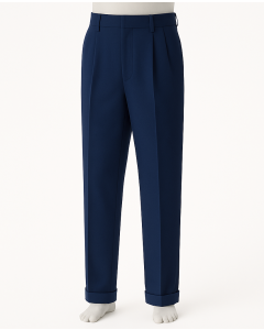 Zacchi Men's Big and Tall Pleated Pants - Classic Style Slacks