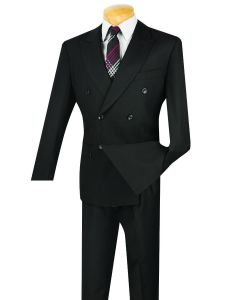 Vinci Men's Outlet 2 Piece Executive Suit - Double Breasted