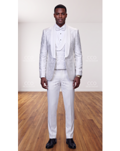 White Tuxedo Mens Tuxedo Formal Wear for Men