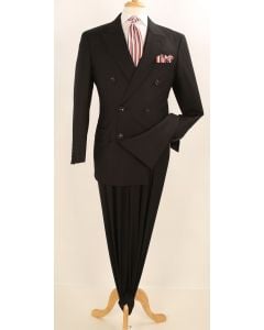 Apollo King Men's 2pc Double Breasted Outlet Suit - Pleated Pants