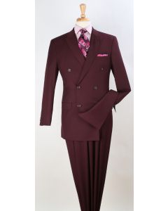 Apollo King Men's 2pc Double Breasted Outlet Suit - Pleated Pants