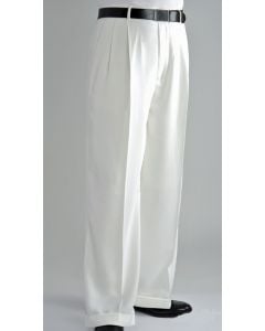 Daniel Ellissa Men's Outlet Wide Leg Pants - Double Pleated