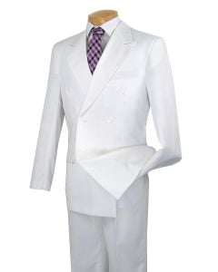 Vinci Men's 2 Piece Executive Suit - Stylish Double Breasted