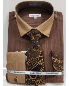 princess polly baby blue dress Mens Brown Dress Shirt — MensUSA
