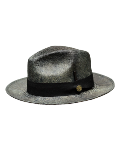 Bruno Capelo Men's Fedora Style Straw Hat - Layered Colors
