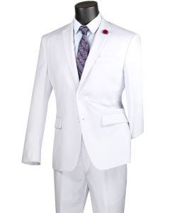 CCO Men's Outlet 2 Piece Wool Feel Executive Suit - Adjustable Waistband