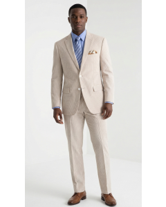 Tan Seersucker Suit Mens Suits Warm Weather Suits