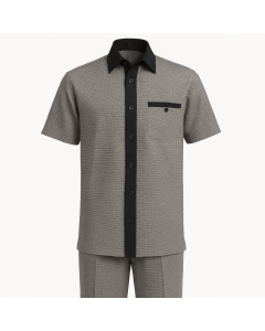 Dreams by Zacchi Men's 2 Piece Walking Suit - Houndstooth Set