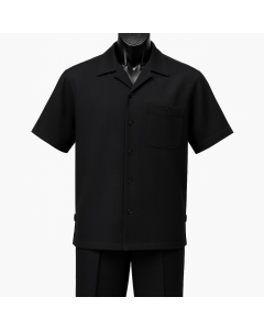 Dreams by Zacchi Men's Wide Leg 2 Piece Walking Suit - Light Texture