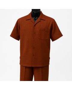 Dreams by Zacchi Men's Wide Leg 2 Piece Walking Suit - Light Texture