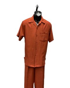 Dreams by Zacchi Men's Wide Leg 2 Piece Walking Suit - Light Texture