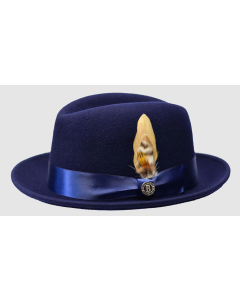 navy Winter Hat Fedora Hat