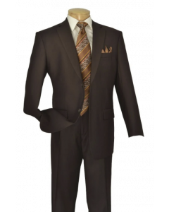 Royal Diamond Men's Outlet 2 Piece Suit - Solid Colors