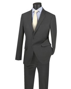 Apollo King Men's 2pc 100% Wool Fashion Suit - Simply Business