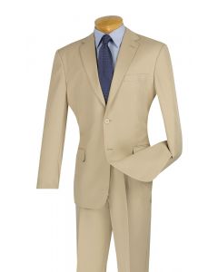 Royal Diamond Men's Outlet 2 Piece Suit - Solid Colors
