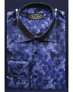 Daniel Ellissa Men's Outlet Fashion Dress Shirt - Fancy Floral Print