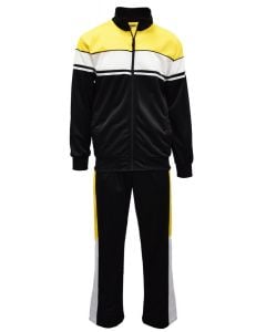 Stacy Adam's Men's 2 Piece Athletic Walking Suit - Windbreaker Texture
