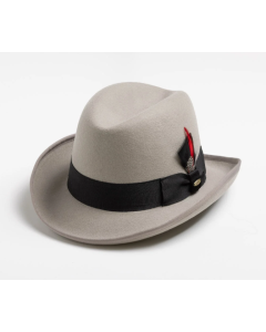 Light Grey Hat Godfather Hat for Men Men's Wool Hats