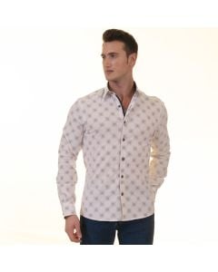 Gravity by Statement Men's Outlet Long Sleeve 100% Cotton Shirt - Stylish Patterns