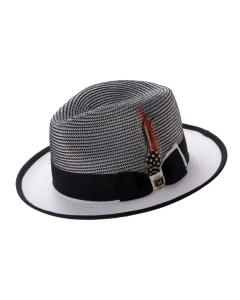 Black Hat Fedora Hat Snap Brim Hats Straw Hats