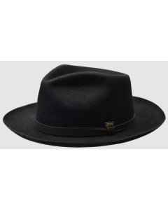 Bruno Capelo Men's Australian Wool Fedora Hat - Pinch Front