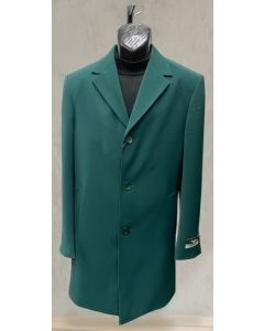Carmel Zhao Men's Outlet 3/4 Length Top Coat - Single Breasted