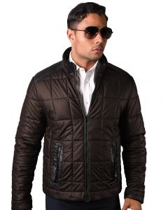 Statement Men's Fashion Jacket - Quilted Bomber Jacket