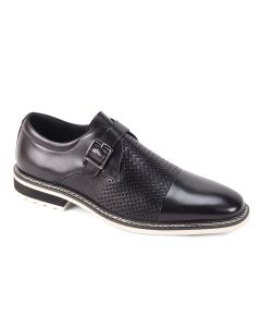 Black Mens Dress Shoe Leather Shoes for Men