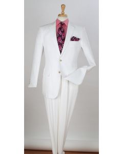 Apollo King Men's 2pc Executive Outlet Suit - 100% Linen