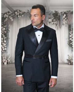 Black Tux Modern Fit Tuxedos Men's Tuxedos
