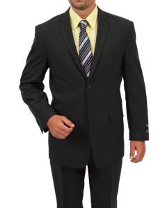 Tazio Men's 2 Piece Tailored Fit Outlet Suit - Side Vents