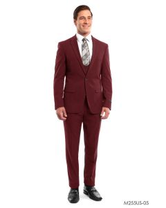 Tazio Men's 3 Piece Ultra Slim Fit - Executive Style