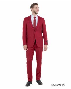 Tazio Men's 3 Piece Ultra Slim Fit - Executive Style
