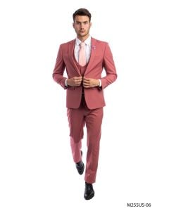 CCO Men's Outlet 3 Piece Ultra Slim Fit Executive Suit - Classy Business