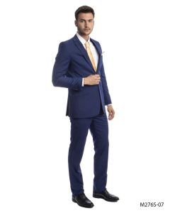 CCO Men's 2 Piece Discount Slim Fit Suit - Solid Colors