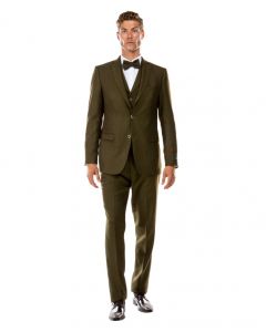 CCO Men's Outlet 3 Piece Executive Suit - Tweed Look