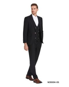 CCO Men's Outlet 3 Piece Skinny Fit Suit - Bold Colors