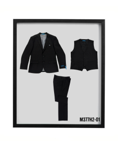 Sean Alexander Men's 3 Piece Hybrid Fit Suit - Solid Colors