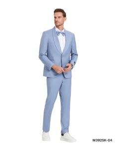 CCO Men's Outlet 2 Piece Skinny Fit Suit - Smooth Color