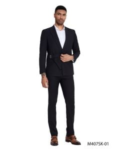 Tazio Men's 2 Piece Skinny Fit Suit - Executive Suit