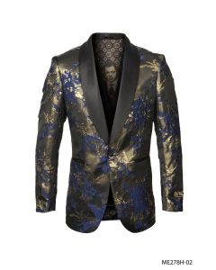 Empire Men's Outlet Luxurious Sport Coat - Gold Accents