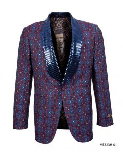 Empire Men's Outlet Luxurious Sport Coat - Sequin Collar