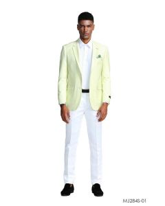 Tazio Men's Classic Fashion Sport Coat - Solid Vibrant Colors